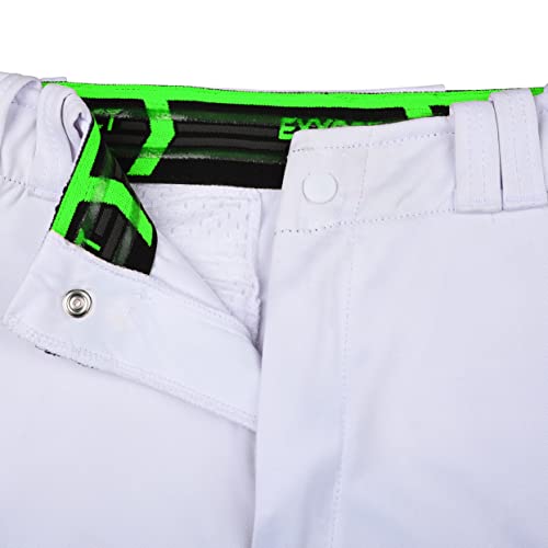 Exxact Sports Homerun Boys Baseball Pants - Full Length Baseball Pants Youth Boys with Piping, Semi-Relaxed Open Bottom Pants4