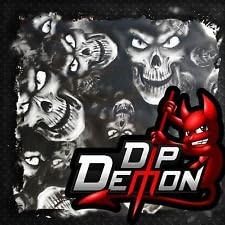 DIP DEMON Dip Wizard Medium Dead Head Skulls Hydrographic Film Water Transfer Hydro Dipping