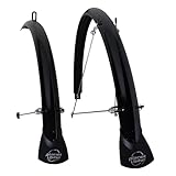 Planet Bike Recycle Recycled Plastic Fender Set with Mudflaps 700c x 45mm Blade Fits...