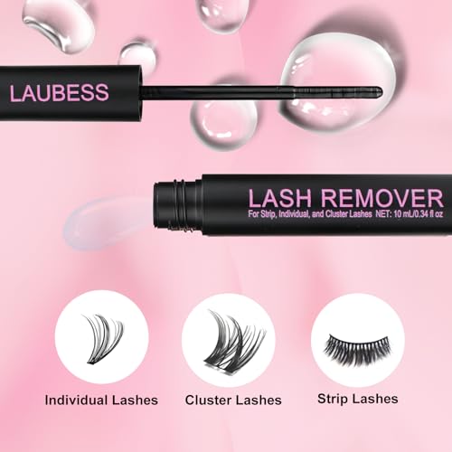 Image of Lash Remover for Lash Extensions LAUBESS 10ml Lash Glue Remover Individual False Lash Cluster Remover DIY Lash Extension Remover Eyelash Glue Remover
