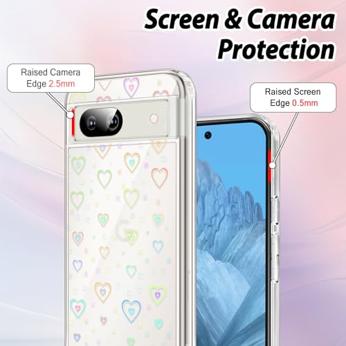 Coque transparente Google Pixel 8A résolvant le problème des rayures CameCosy - 3