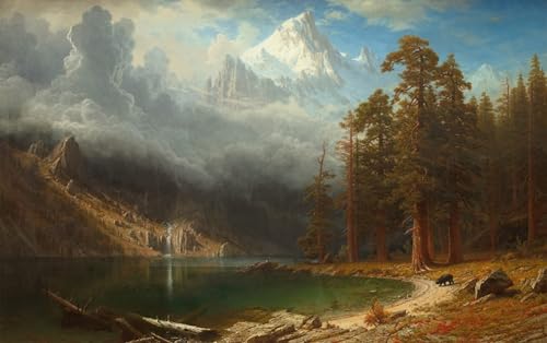 Art Mural Mont Corcoran par Albert Bierstadt pour sublimer votre décoration de bureau