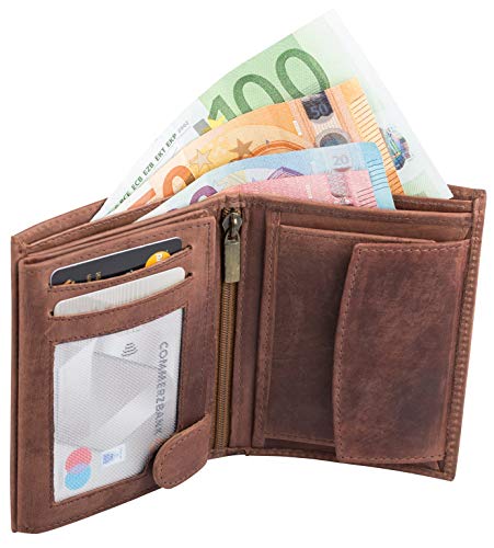 Preisvergleich Produktbild Empire Lederbörse Herren Geldbeutel Männer Hochformat