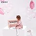 ZIPPY Kids Piano Keyboard, 25 Keys Digital Piano for Kids, Mini Music Educational Instrument Toy, Wood Toy for Toddlers Girls Boys (Pink)
