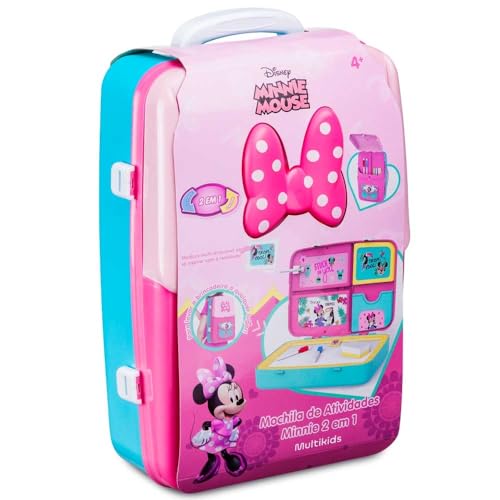 Mochila de Atividades da Minnie Com Canetinhas e Acess�rios Multikids - BR1588