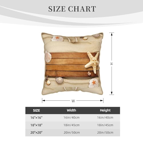 Housse de coussin en velours imprimé océan et plage douce