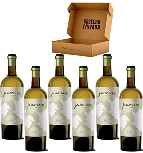 Javier Sanz Verdejo - Envío 24H - Estuche 6 Botellas - Medalla de Oro - DO Rueda - Vino Regalo - Seleccionado y Enviado por Cosecha Privada
