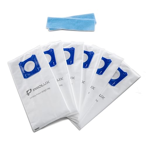 6 pack of HEPA bags and 2 post Filters for the Prolux 6000/7000/8000/9000 series upright vacuum cleaners