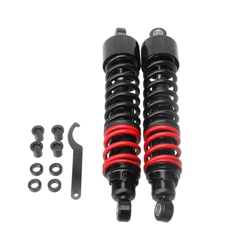 Amortisseur arrière de moto 380mm en acier noir et alliage d'aluminium pour Sportster XLH883HUG