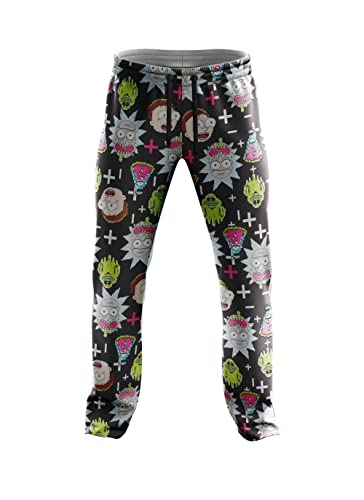 Rick and Morty mens Lounge Set in Gift Box With T-shirt, Pants and Socks With Multiple Print Options in Sizes S-m-l-xl3