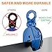 Amarite Vertical Plate Clamp, 2200lbs Plate Lifting Clamps,1T，Jaw Opening up to 0.6 inch, for steel plate Lifting and Transporting
