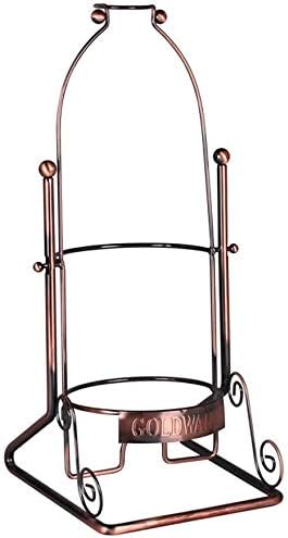 Soporte para botellas de vino de hierro forjado, organizador de cocina miniatura 3