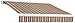 Awntech 24-Feet Key West Full-Cassette Left Motor with Remote Retractable Awning, 120-Inch Projection, Brown/Terra
