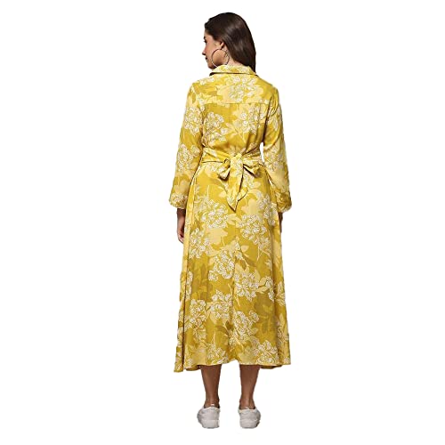 BIBA Women Below The Knee Liva Straight Printed Dress - Image 4