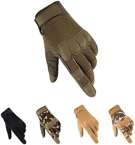 HYCOPROT Guantes Tácticos de Dedos Completos Ligeros Transpirable...