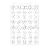 Fensteraufkleber, Schneeflocke, statische Weihnachtsdekoration, Fensterdekoration, Aufkleber für...