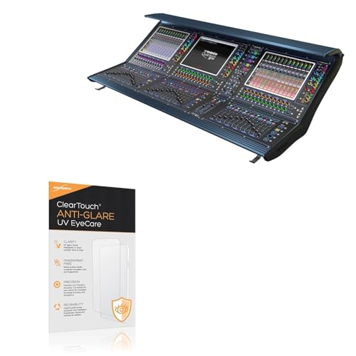 BoxWave Screen Protector Compatible With DiGiCo Quantum 338 - ClearTouch Anti-Glare Anti-UV EyeCare (2-Pack), Filters out Harmful Blue Light Reduce Fatigue
