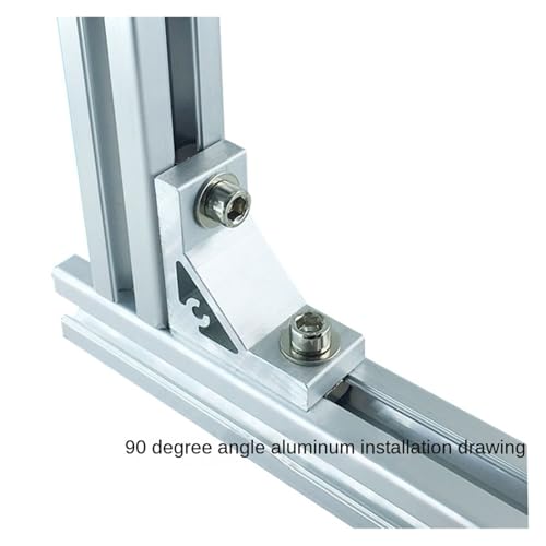 Aluminium-Winkelverbinder – robust mit Befestigungselementen für DIY-Projekte und Rahmenmontage