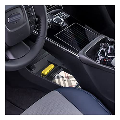 LFOTPP Silikon Mittelkonsole Aufbewahrungsbox für Toyot*a Bz4x 2022 Zentrale untere Ebene Behälter Organizer Tablett Verstauen, Auto Zubehör ((Nur für Linkslenker geeignet)