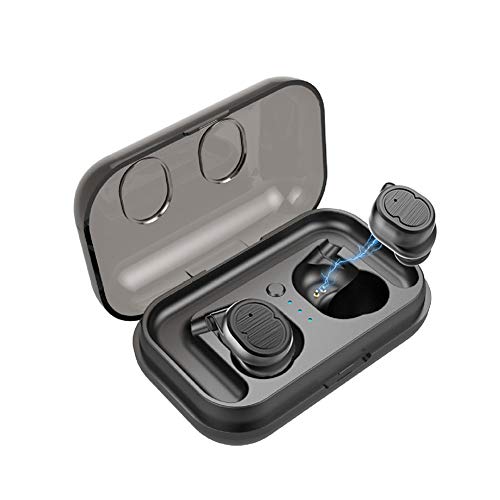 Grey-mond Auriculares Invisible Bluetooth, Auriculares inalámbricos In Ear con micrófono y Cancelación de Ruido con Bluetooth 5.0, Manos Libres para iPhone Samsung Huawei iOS Smartphone Android etc.