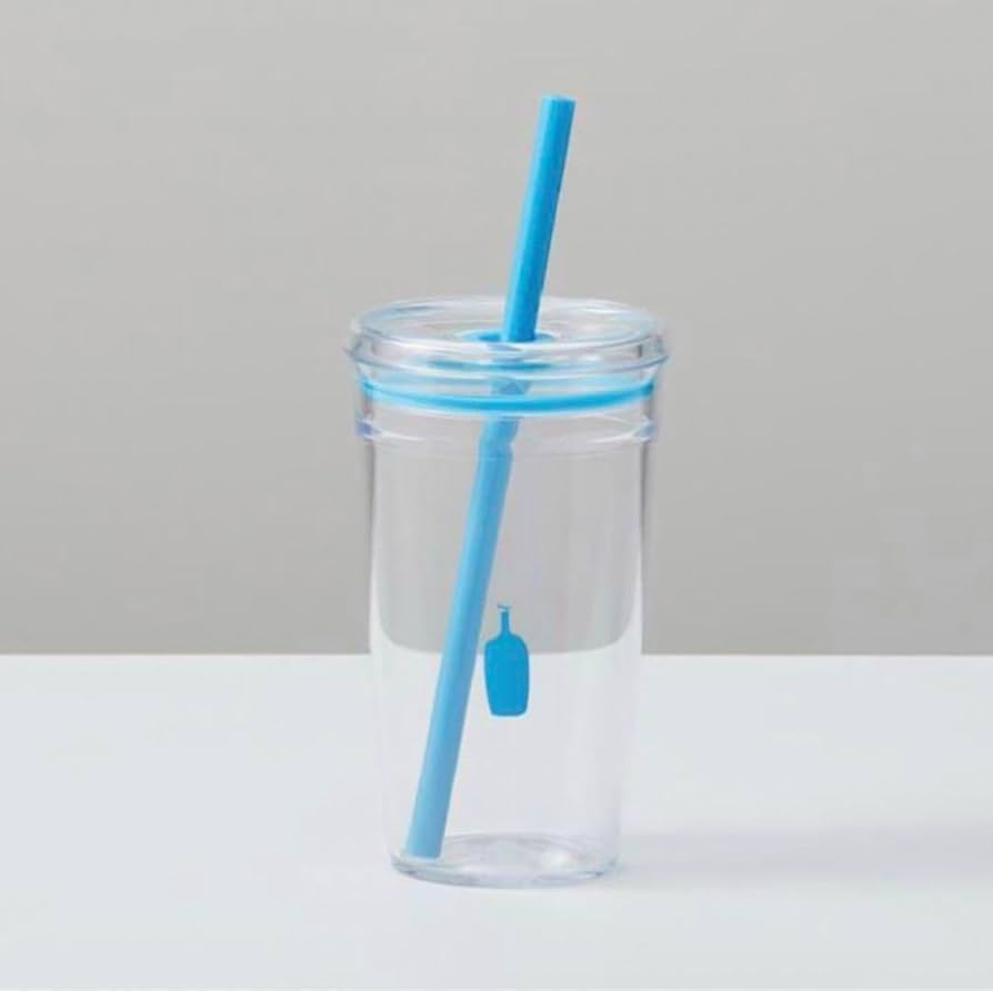 Amazon.com | Blue Bottle Coffee Clear Cold Tumbler (16 fl oz