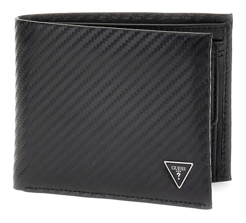 GUESS Mito Billfold Coin Wallet Black portefeuille homme noir avec porte-monnaie