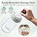 COMI Natural Glass Baby Bottle,Breastmilk Storage Bottle for Fridge,Wide Neck Breast Milk Container with Dome Cap,Fits Breast Pumps & Nipples,BPA Free,4PCS (6oz,4 Gray Lids)