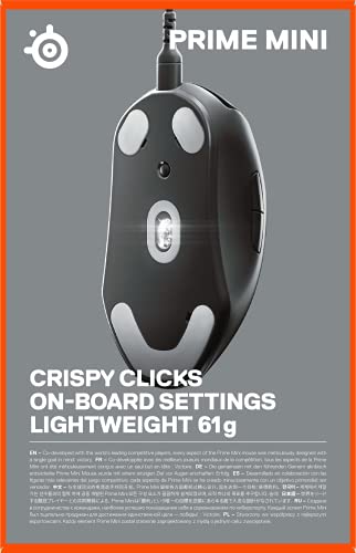 Prime Mini - Prestazioni Esports Mouse di Gaming - Switch magneto-ottici - Fattore di forma mini - Mouse gaming - Immagine 12