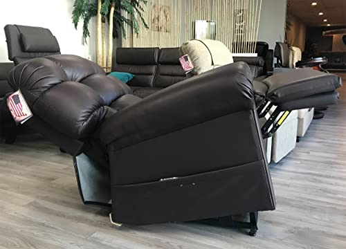 Sillón Recliner Piel Sterling Gris miniatura 2