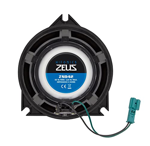 Hifonics ZSB42 Lautsprecher 10 cm (4 Zoll) 2-Wege Koaxial-Lautsprecher