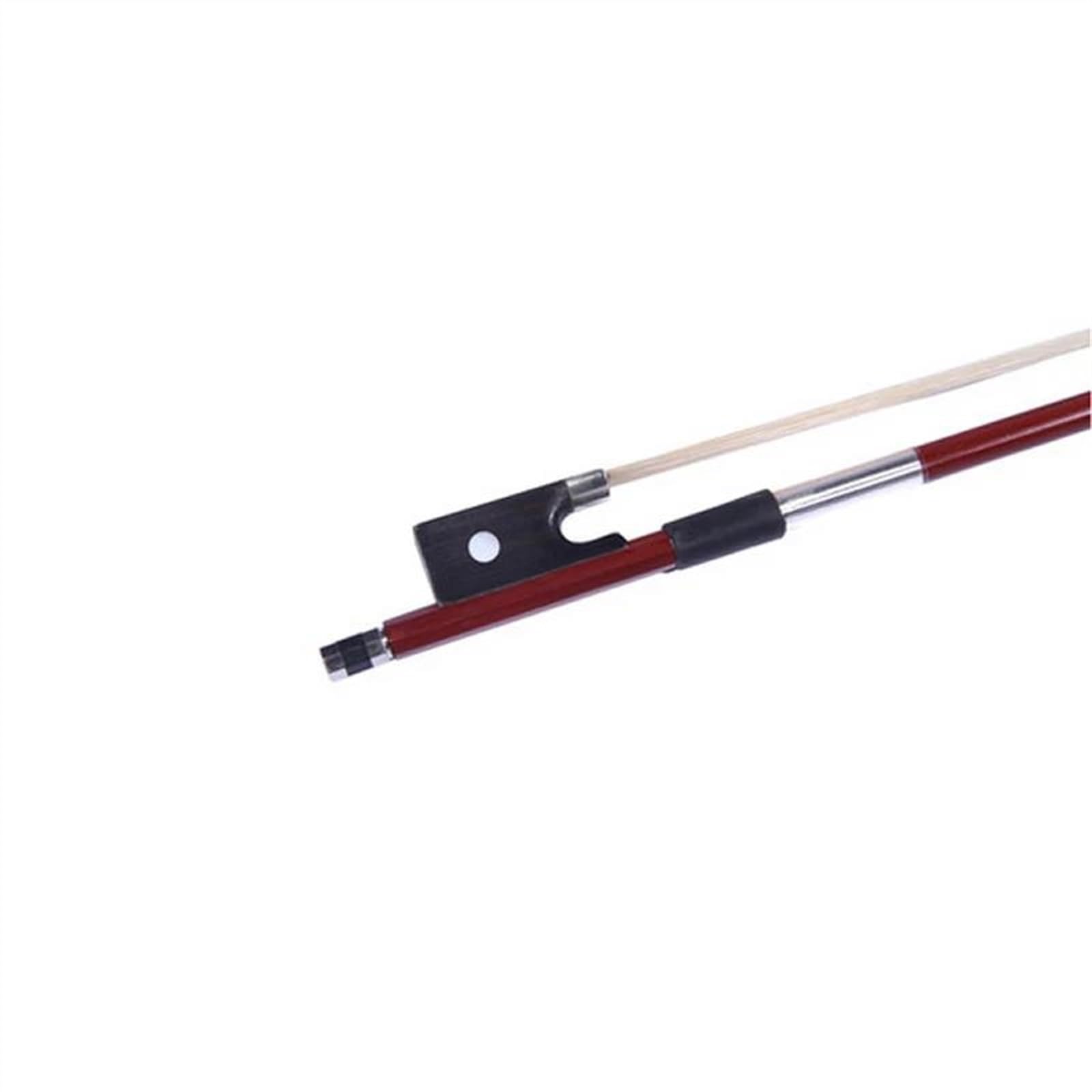 Ebenholz Frosch Achteckiger Violinbogen In Voller Größe Gerade Brasilholz Rosshaar Geigenbogen Violinteil Zubehör (Color : 1/8)