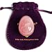 Polar Jade Rose Quartz Yoni Egg, Undrilled, L, M or S Size, Pink Love Stone, for Women for Strengthening Pelvic Floor Muscles and for Countering Stress Adult Urinary Incontinence (Medium Size)