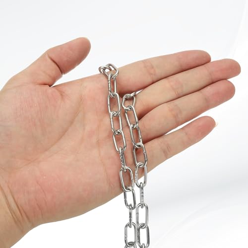 Chaîne en acier inoxydable SUS304 robuste avec maillon argenté de 1.5mm - 3