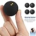 Garneck 4Pcs Squash Balls Set : 3.9cm Multi Dot Training Ball for Beginner to Professional - Single Double Yellow Blue Red Dot High Bounce Rubber Racketball for Indoor Court Practice Match