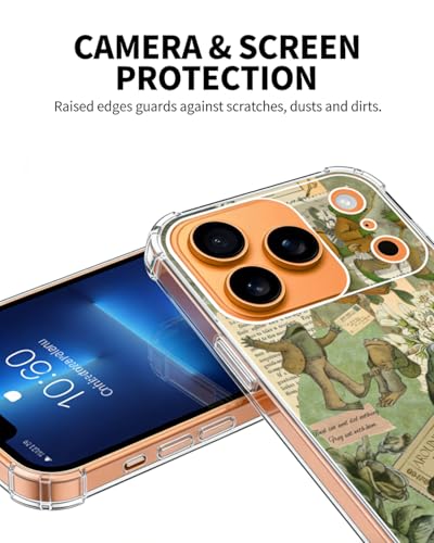 Coque de téléphone grenouille verte iPhone 17 Pro Max antichoc - 4