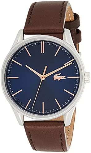 Lacoste Men’s Analogue Quartz Watch with Leather Strap 2011046