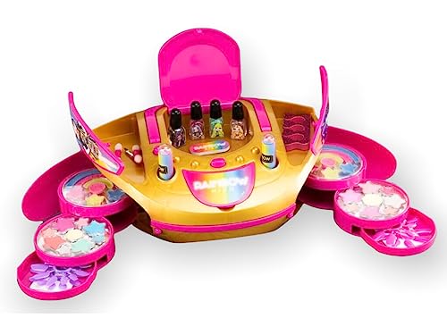 Nice Group Rainbow High CD Player Make Up, Beauty Set de Maquillage pour Enfants avec Fard à paupières, Vernis à Ongles, Rouge à lèvres et Musique Turn Your Color Up 97000 Taille Unique Multicolore