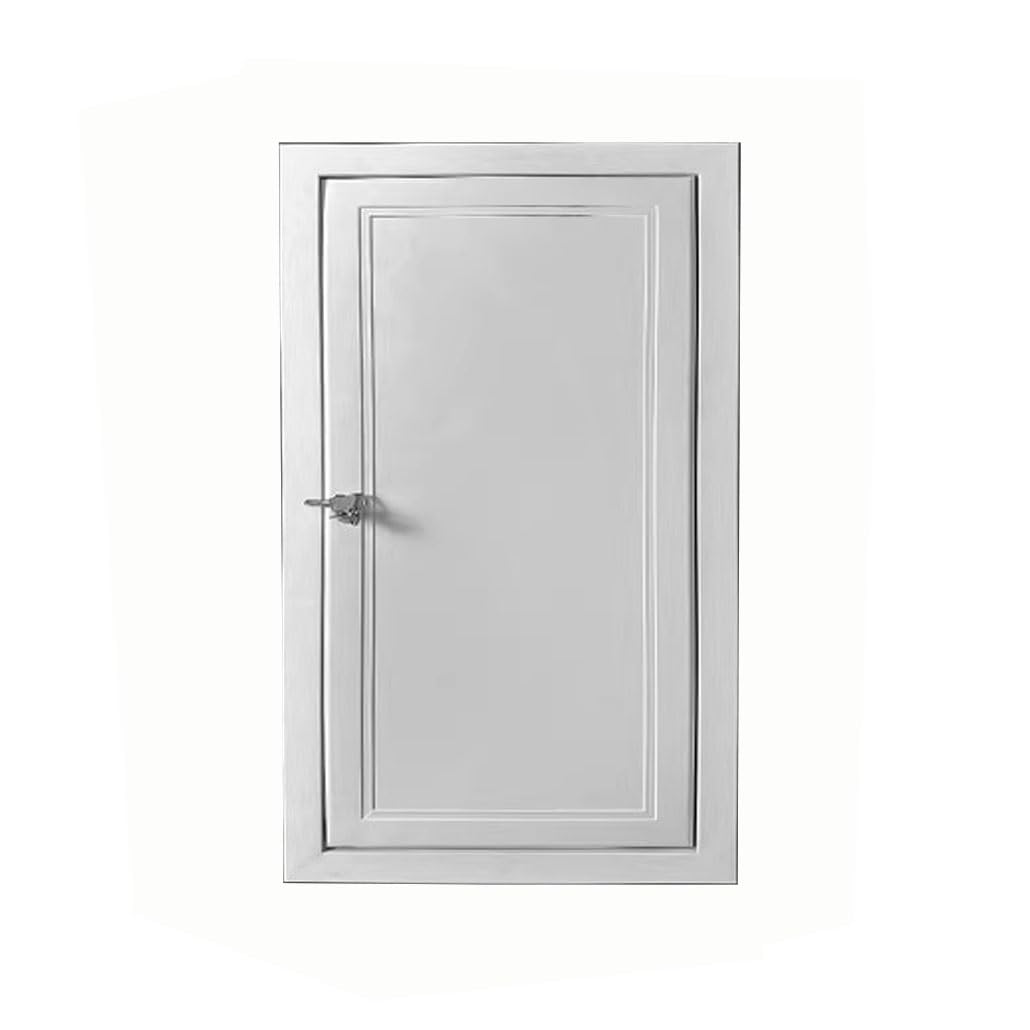 Trappe d'inspection verrouillable en acier galvanisé porte de révision robuste 30x65 cm