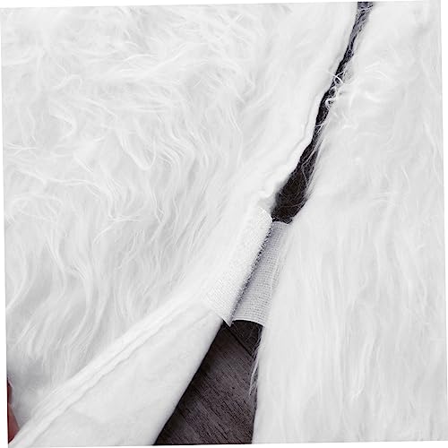 BESTOYARD Tapete De Chão De Natal De Pelúcia Tapete De Árvore De Natal Tampa Da Base Da Árvore De Na