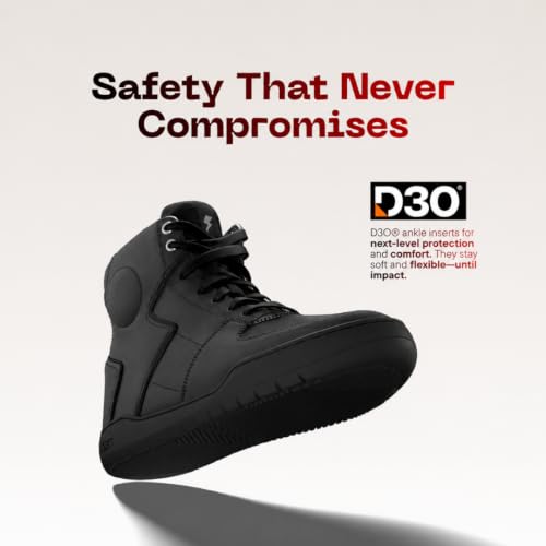 Image of CLAN SHOES - Stealth - D3O - Waterproof - CE Certified Motorcycle Riding Shoes