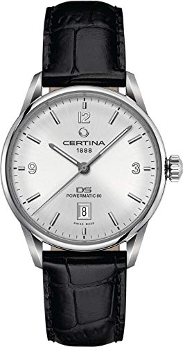 Certina - Reloj Analógico de Automático para Hombre, Correa de Cuero Color Multicolor Certina - Reloj Analógico de Automático para Hombre, Correa de Cuero Color Multicolor