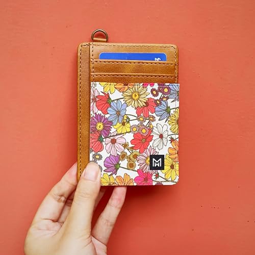 Image of Credit Card Holder Wallet for Women Slim Minimalist Wallet RFID Blocking PU Leather Wallets Elastic Front Pocket Wallet for Women