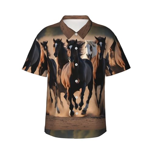 Chemise de plage imprimé chevaux : profitez d'une légèreté absolue lors de vos sorties d'été