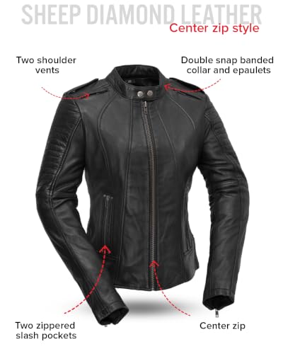 First Mfg Co Biker Leather Jacket
