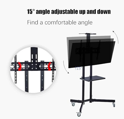 Soporte móvil universal para TV con altura ajustable miniatura 4