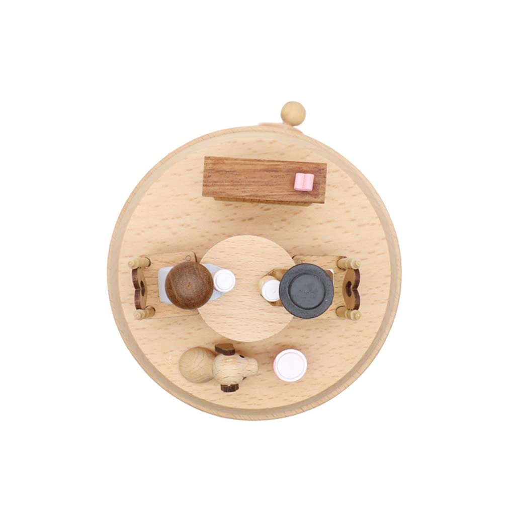 regalo di legno Music Box Music Box Amanti Idee di compleanno Recentemente sposato Regali di nozze per fidanzate, migliori amici, souvenir pratico