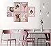 6Pcs Trendy Pink Leopard Wall Art Vintage Preppy Posters Prints Y2k Luxury Aesthetic Wall Decor Pictures Lucky 8 Ball Cheetah Painting for Girls Bedroom Dorm Decorate 8x10in Unframed