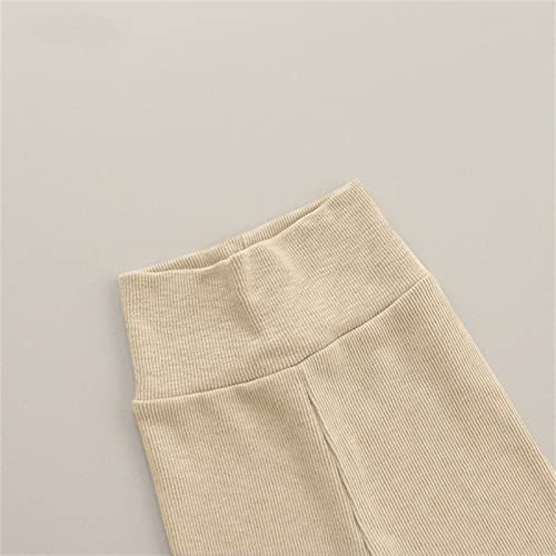 Conjunto de presentes para bebês recém-nascidos para meninas meninos outono algodão sólido manga lon