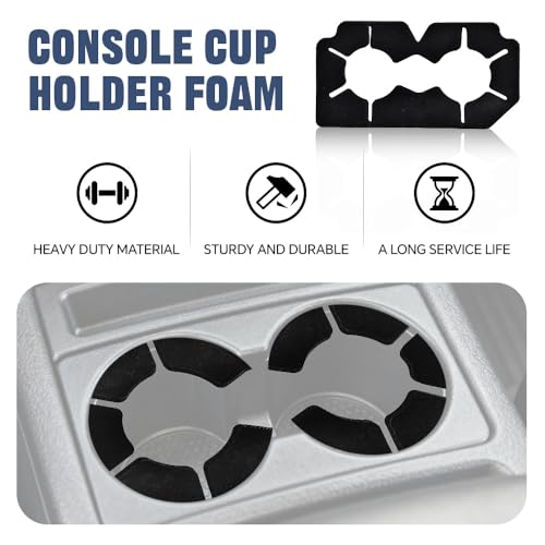 Insert mousse porte-gobelet console Honda Ridgeline pour éviter les éclaboussures