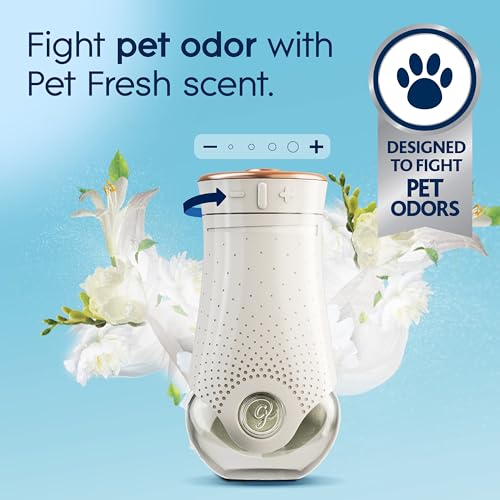 Glade PlugIns Refills Air Freshener Starter Kit, Pet Fresh Scent, Scented and Essential Oils for Home and Bathroom, 0.67 Fl Oz, 1 Warmer + 2 Refills - Image 4